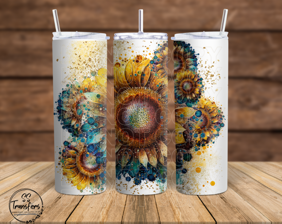 Sunflower Sub Tumbler Transfer