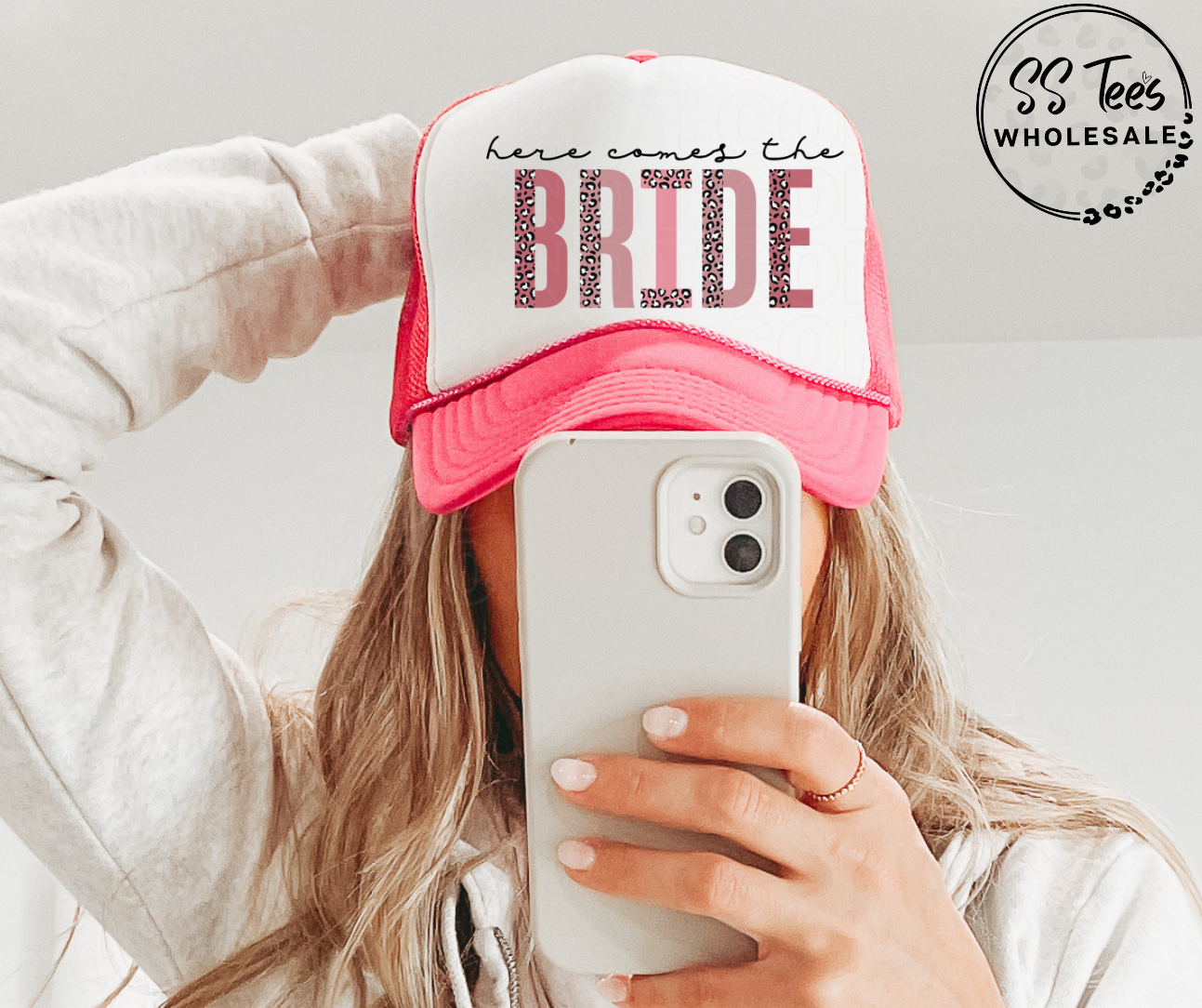 Here Comes The Bride Foam Trucker Hat