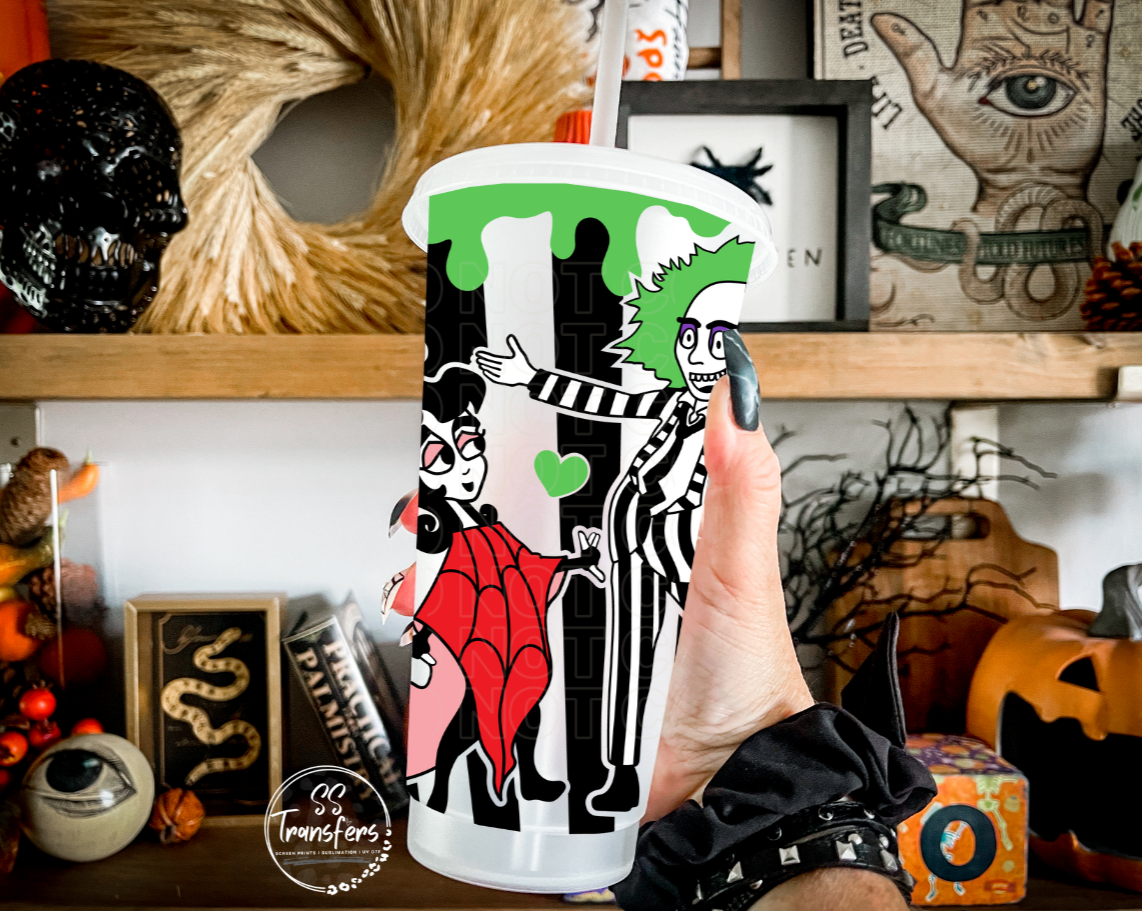 Zombie And A Dead Girl Cold Cup UV Wrap