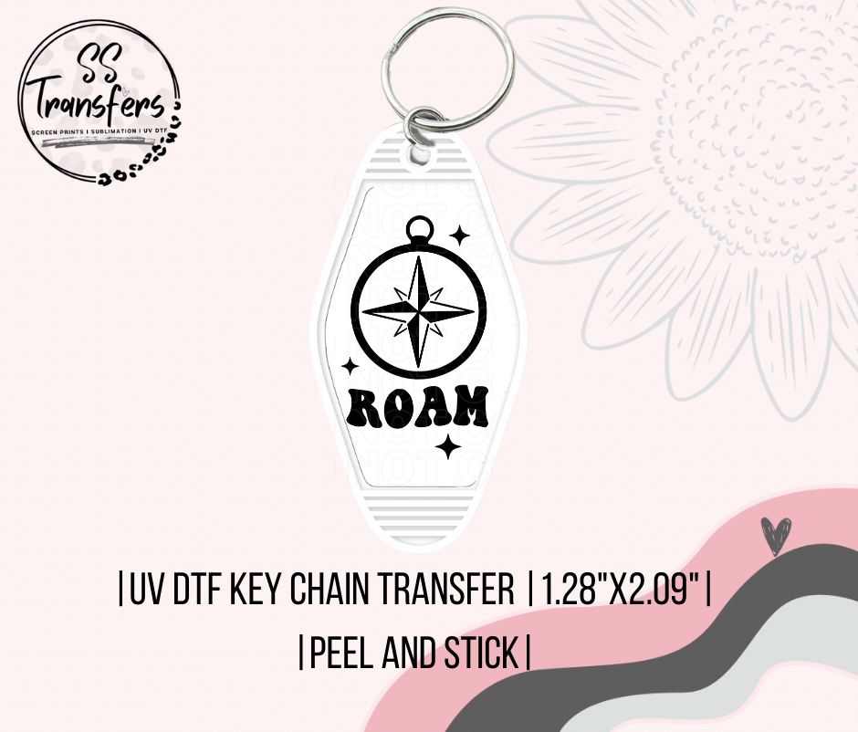 Roam Motel UV Keychain