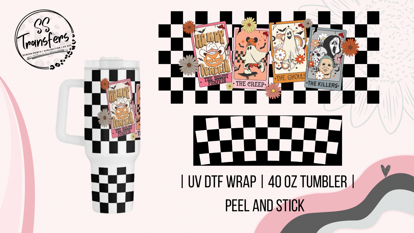 Tarot Cards 40oz UV Wrap