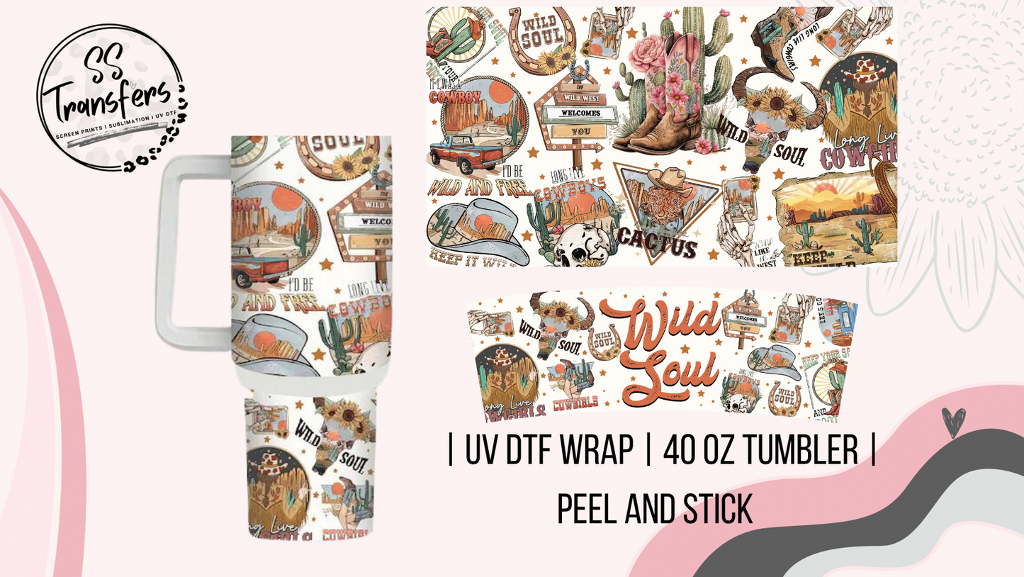 Wild Soul 40oz UV Wrap