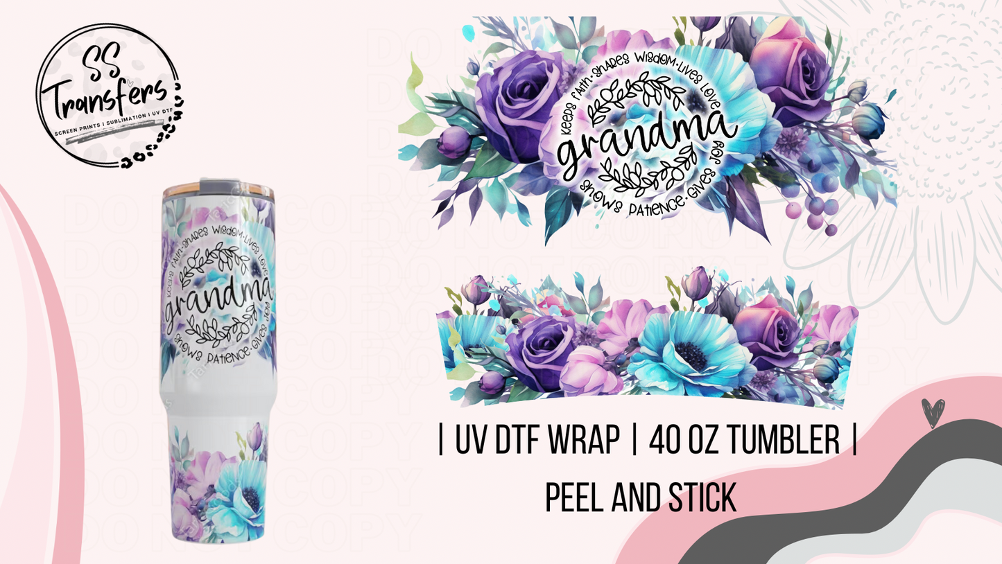 Grandma 40oz UV Wrap