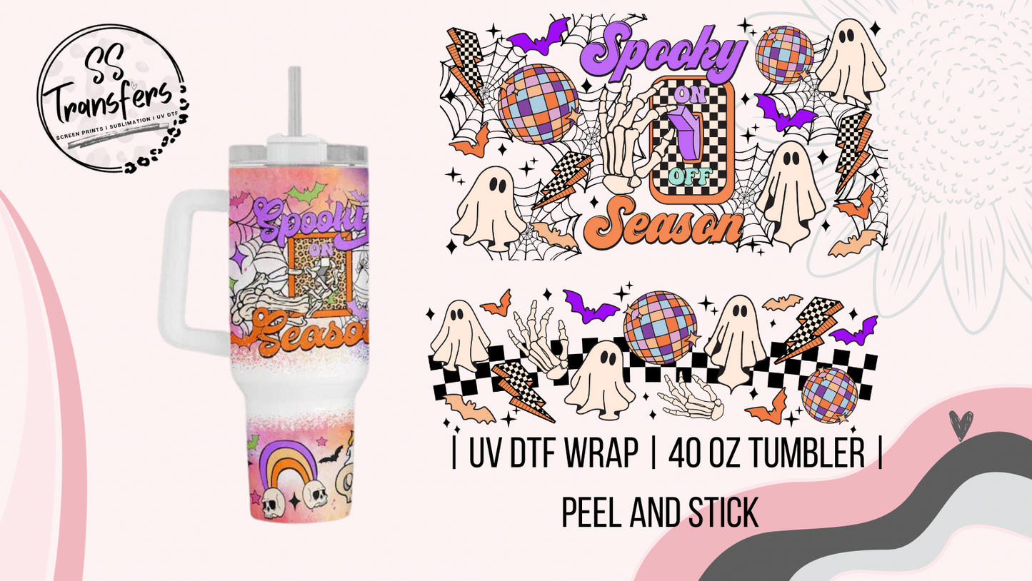 Spooky Season Switch 40oz UV Wrap