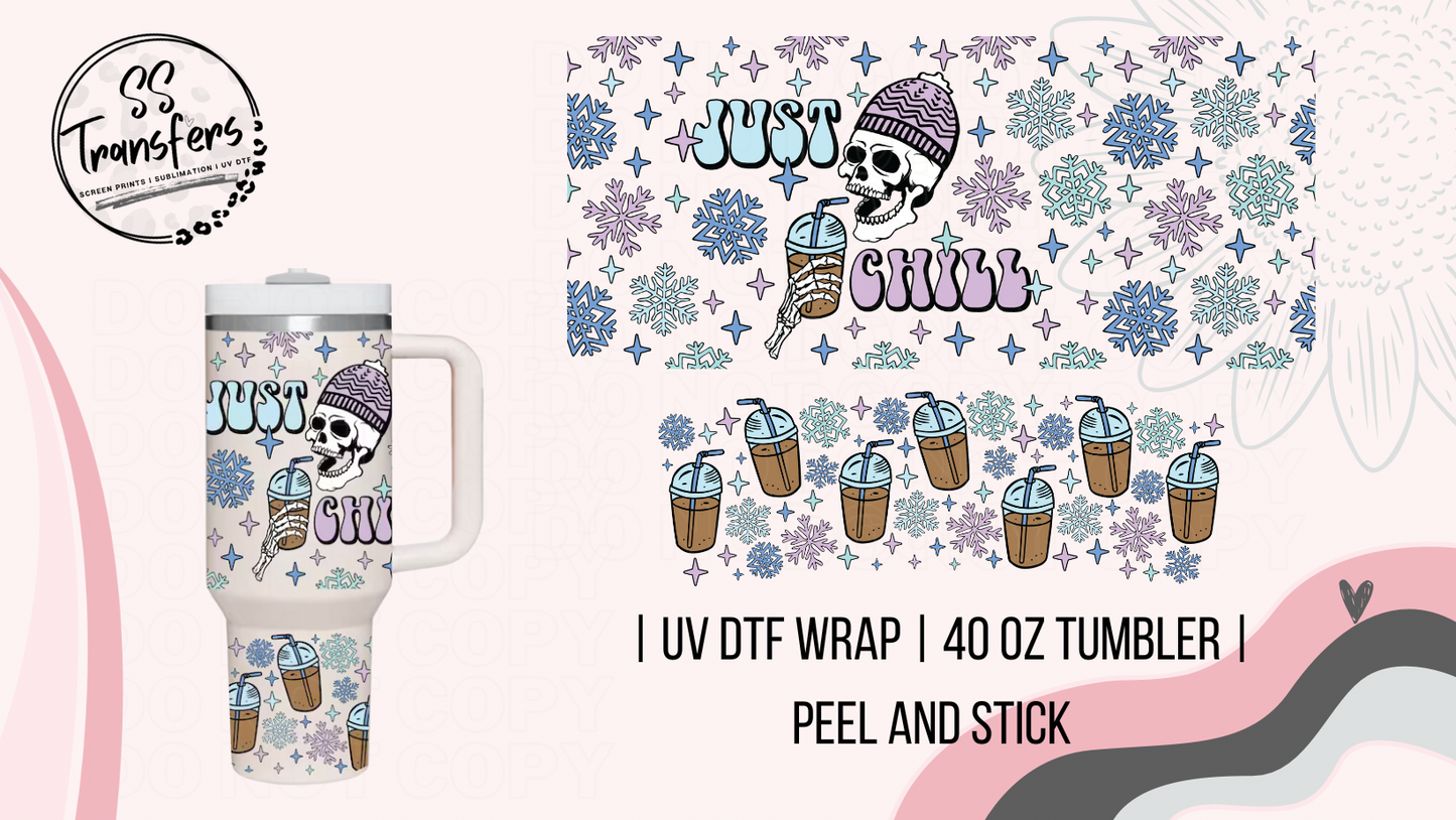 Just Chill 40oz UV Wrap