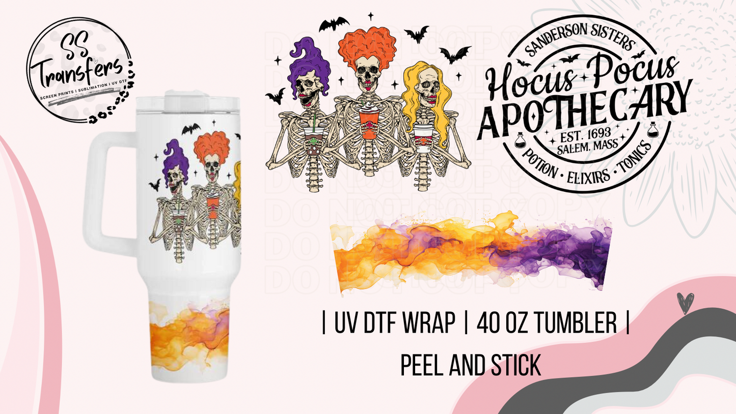 Skellie Hocus 40oz UV Wrap