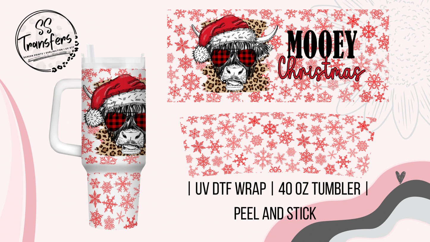 Mooey Christmas 40oz UV Wrap
