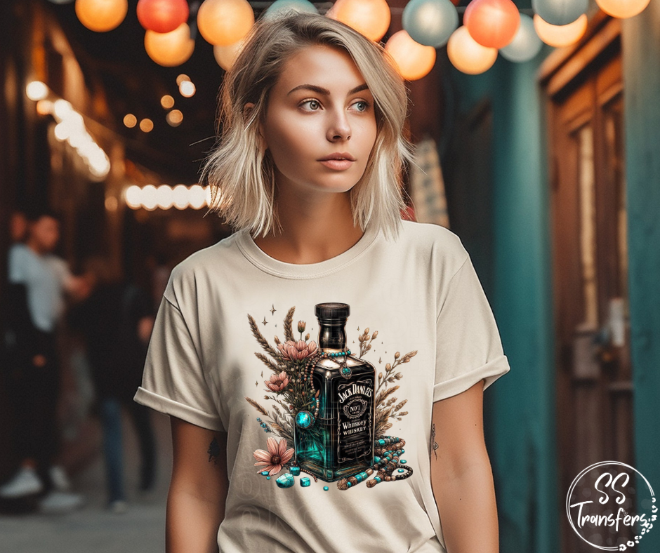 Floral Jack DTF Transfer