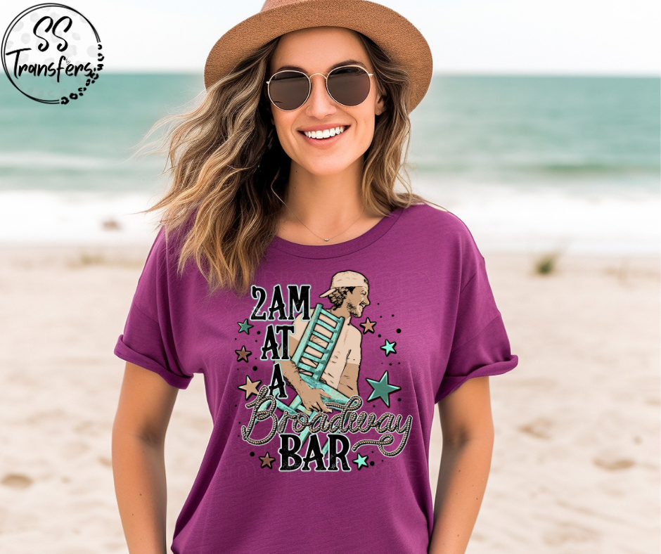 2AM At A Broadway Bar DTF Transfer