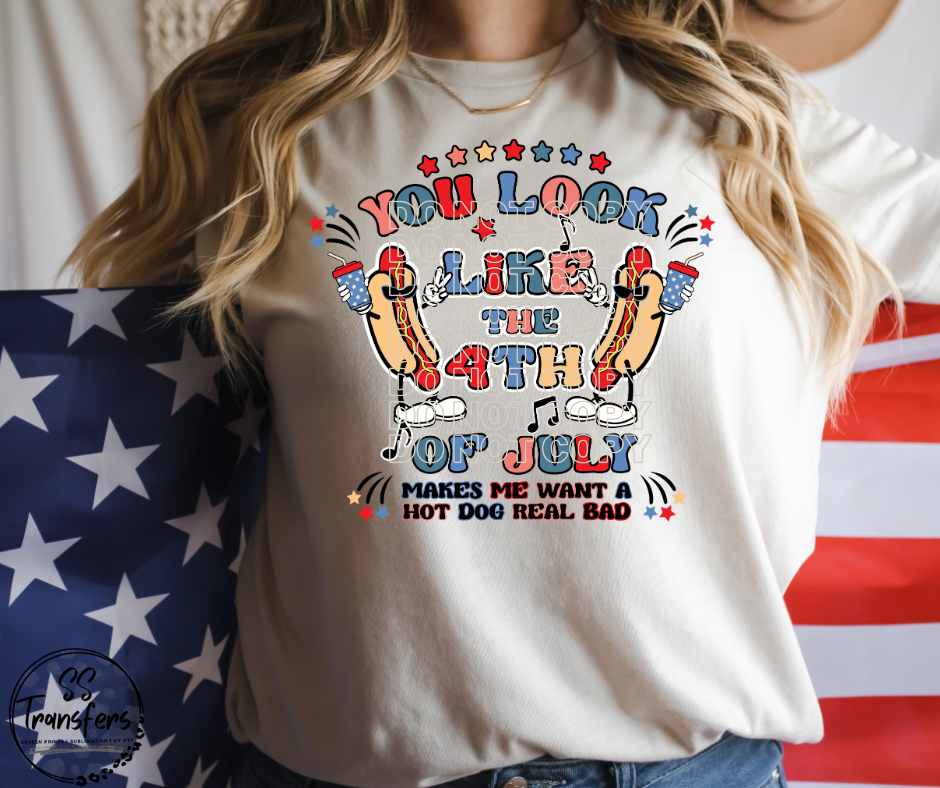 You Look Like the Fourth of July DTF Transfer