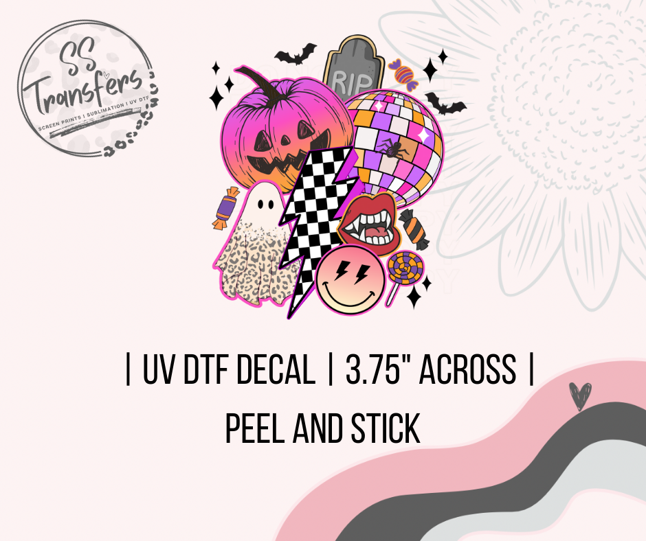 Checkered Bolt RIP UV Decal