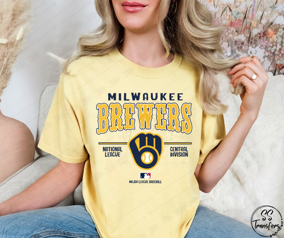 Pro Baseball Unisex (All Pro Teams Avail.) DTF Transfer