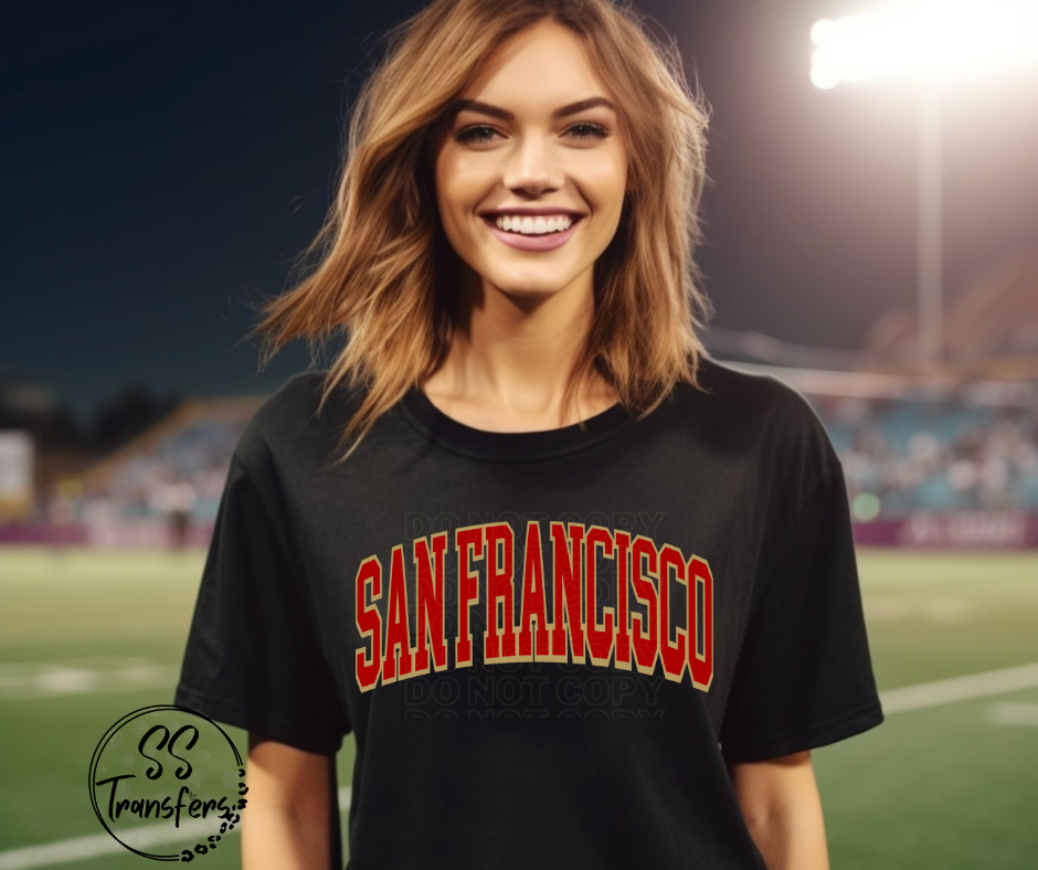 Varsity San Fran DTF Transfer