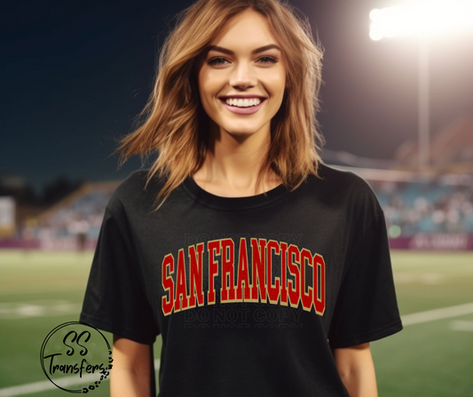 Varsity San Fran DTF Transfer