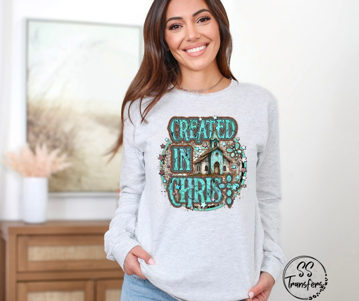 Created in Christ DTF Transfer