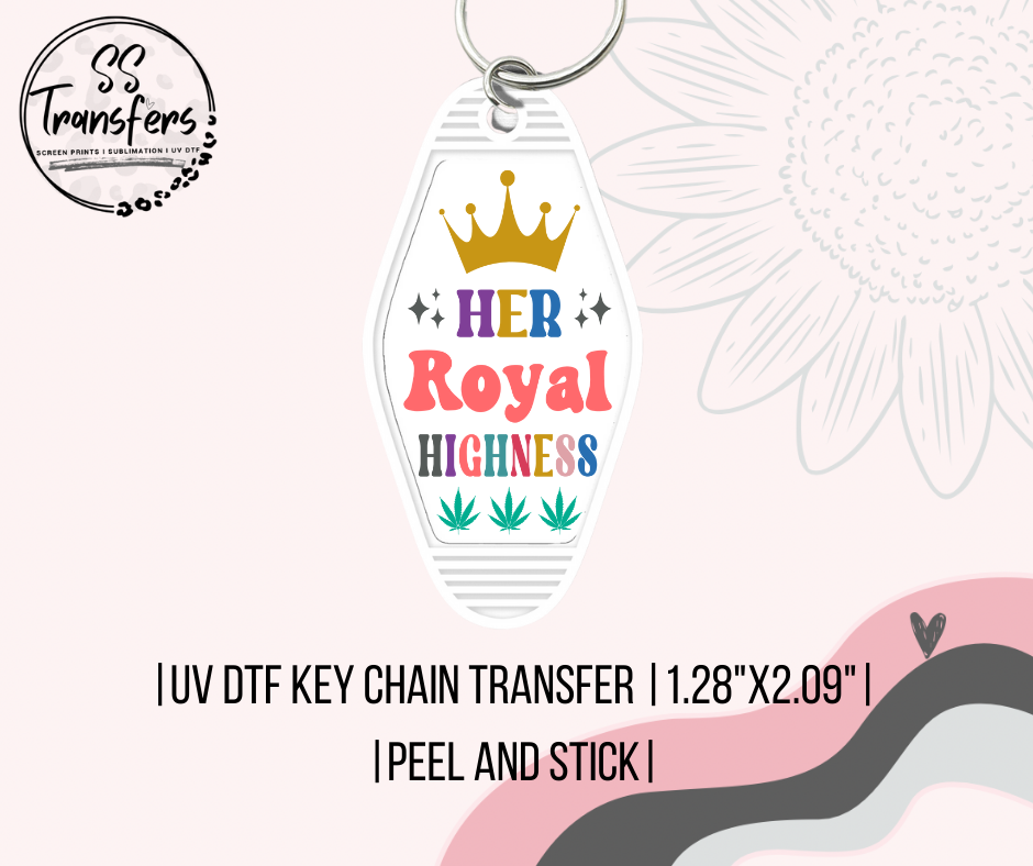 Her Royal Highness UV Motel Keychain