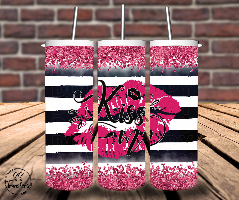 Kiss Me Sub Tumbler Transfer