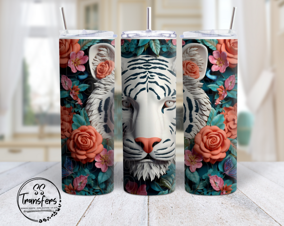 3D Tiger Sub Tumbler Transfer