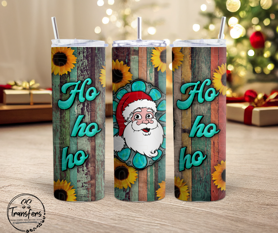 Western Santa Sub Tumbler Transfer