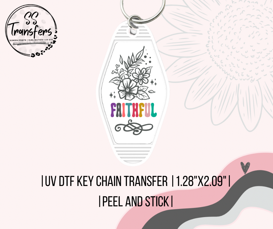 Faithful Motel UV Keychain