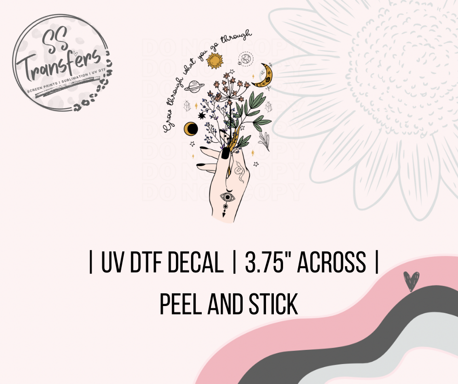 Grow Through UV Decal