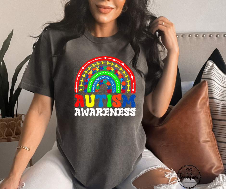 Autism Awareness DTF Transfer