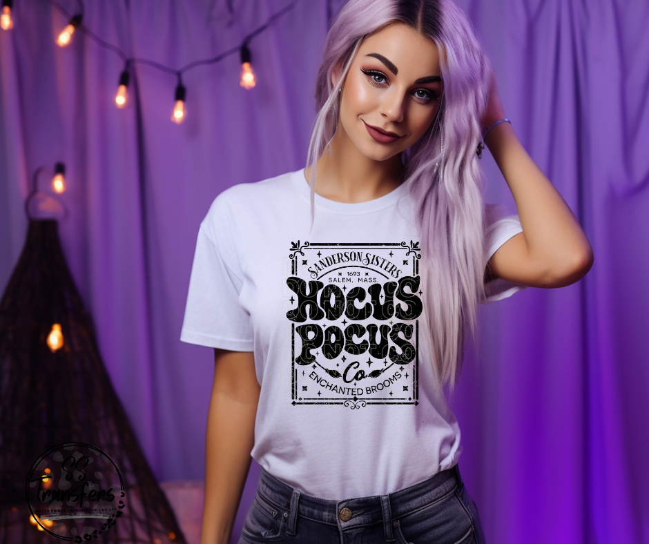 Retro Hocus Pocus Co. (Multiple Colors) DTF Transfer
