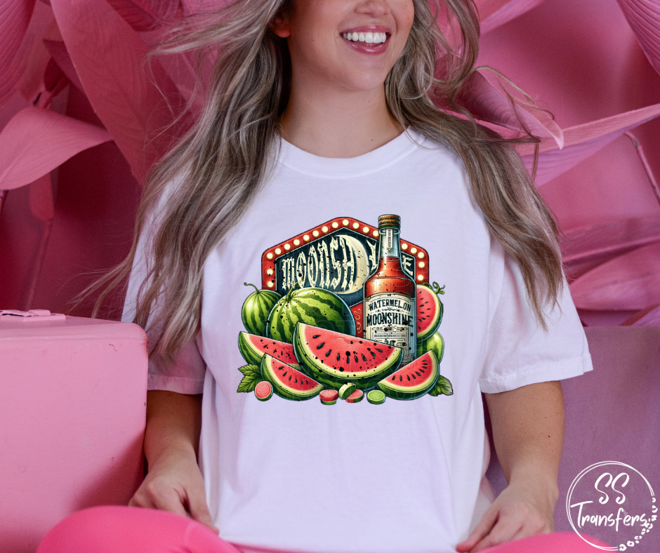 Watermelon Moonshine DTF Transfer
