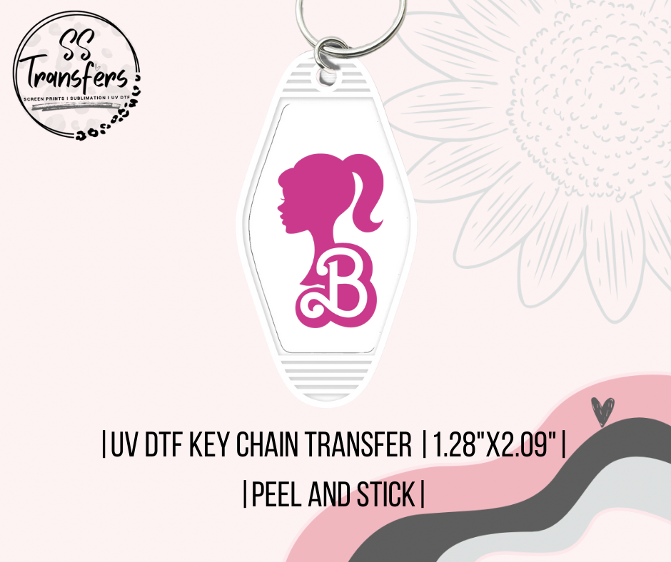 B Doll Motel UV Keychain