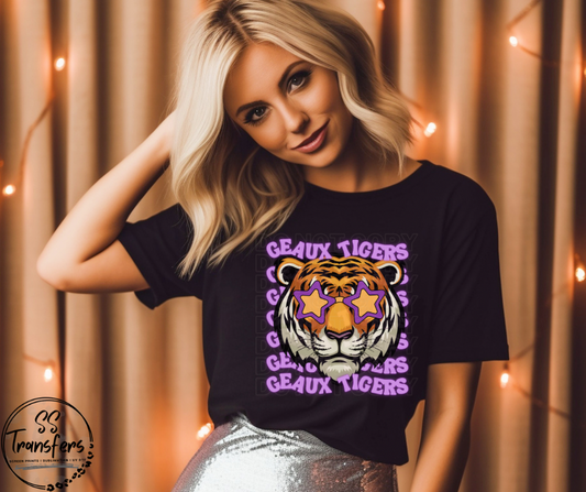 Preppy Tigers DTF Transfer