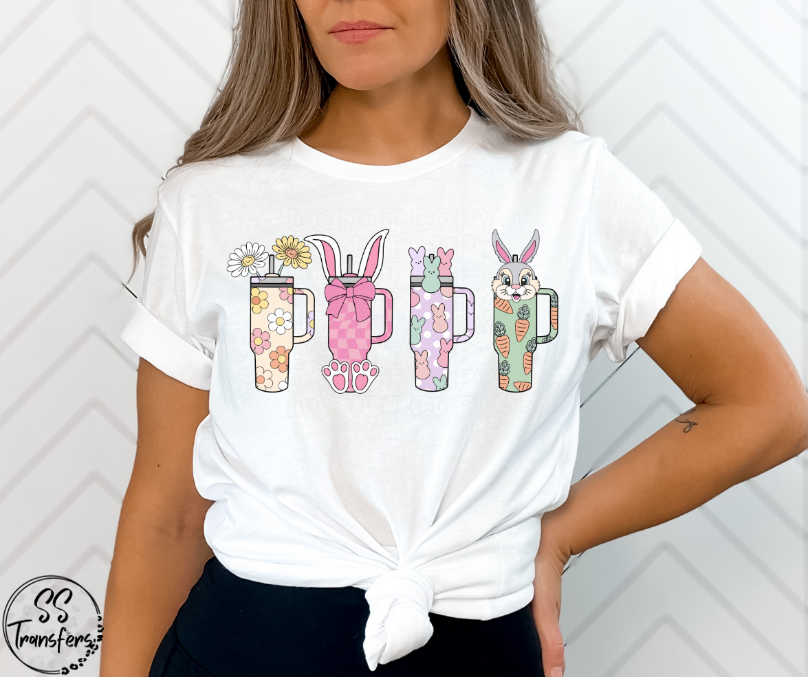 Easter Cups DTF Transfer