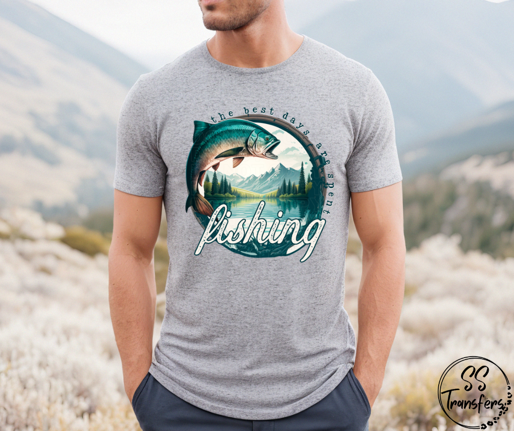 Fishing Days DTF Transfer