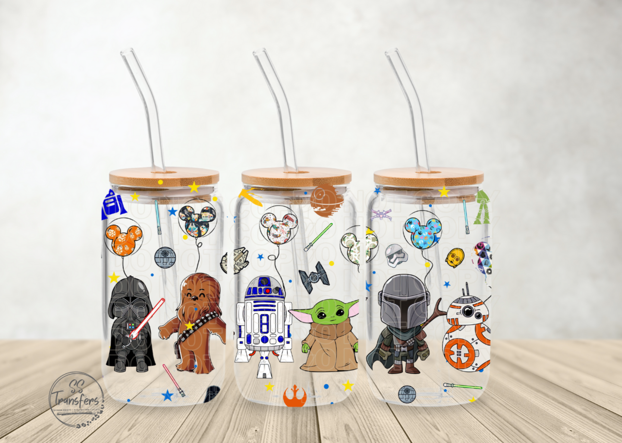 Space Friends Libbey UV Wrap