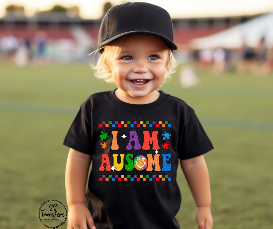 I Am Ausome DTF Transfer