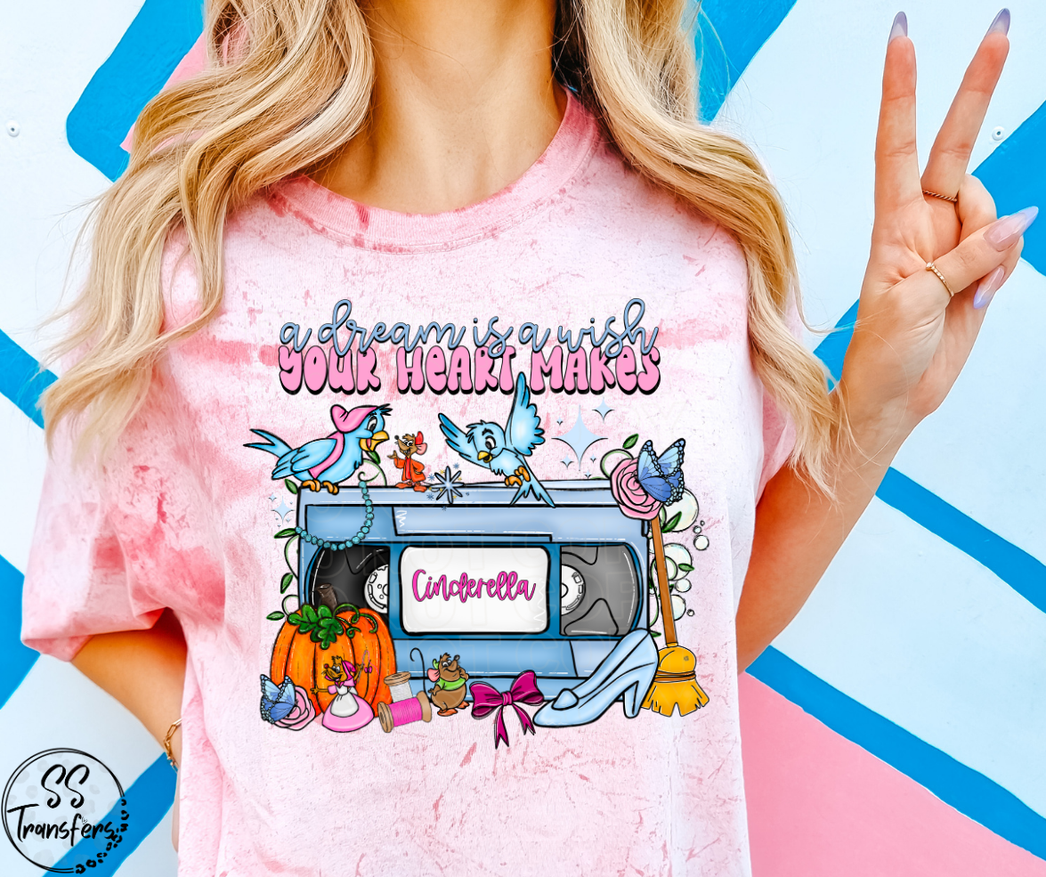 A Dream is a Wish VHS Tape DTF Transfer