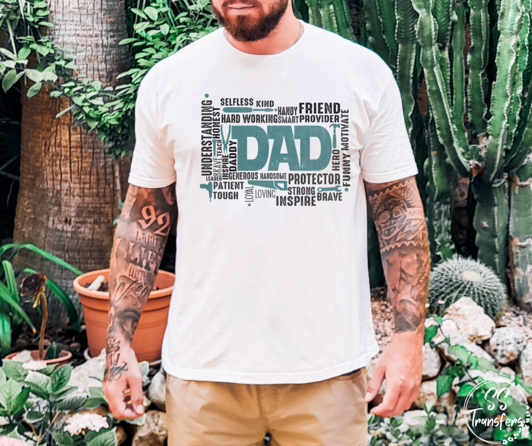 Dad Words DTF Transfer