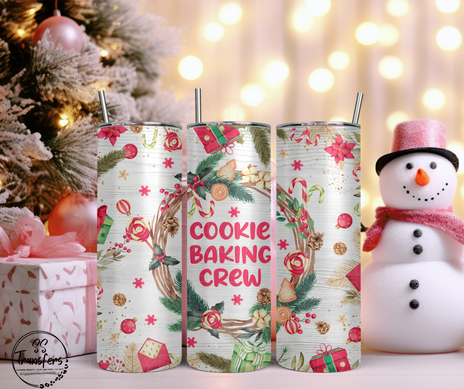Cookie Baking Crew Sub Tumbler Transfer