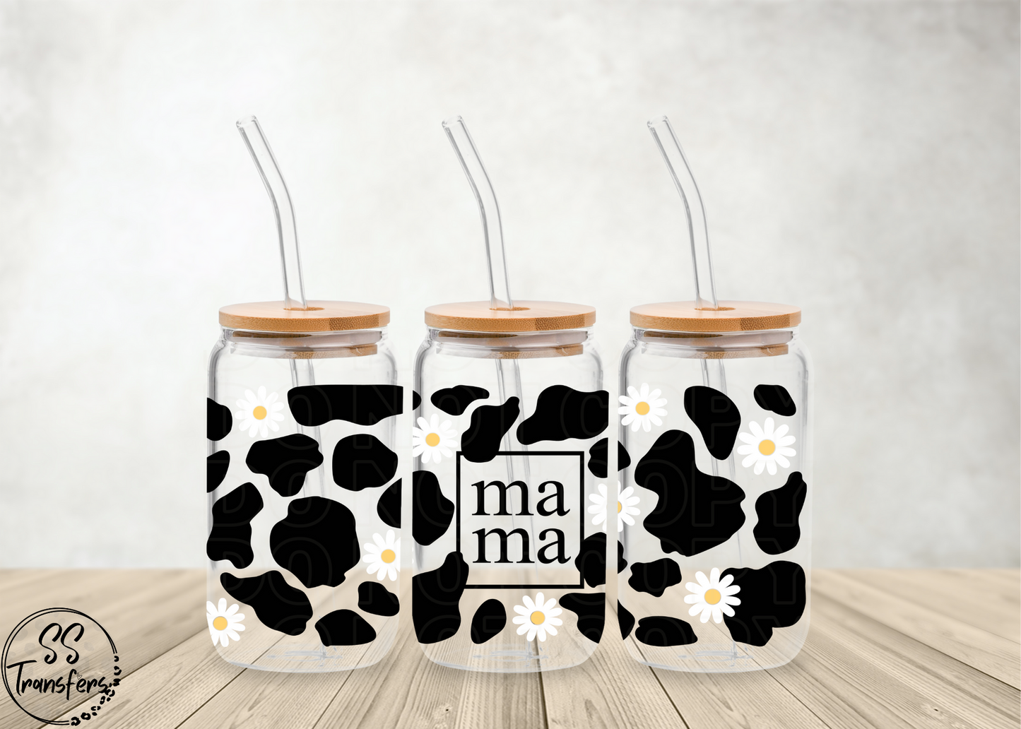 Mama Cow Print Libbey UV Wrap