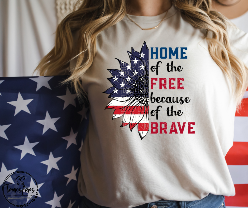 Home of the Free DTF Transfer