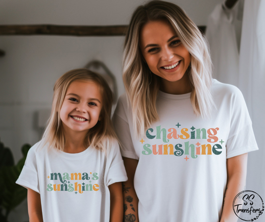 Chasing Sunshine Mama/Mini DTF Transfer