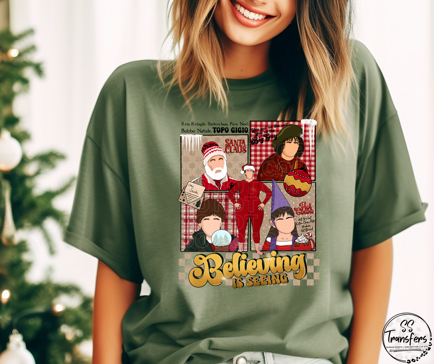 Believing Is Seeing DTF Transfer