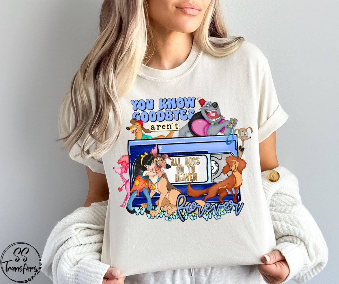 Dogs Go To Heaven VHS Tape DTF Transfer