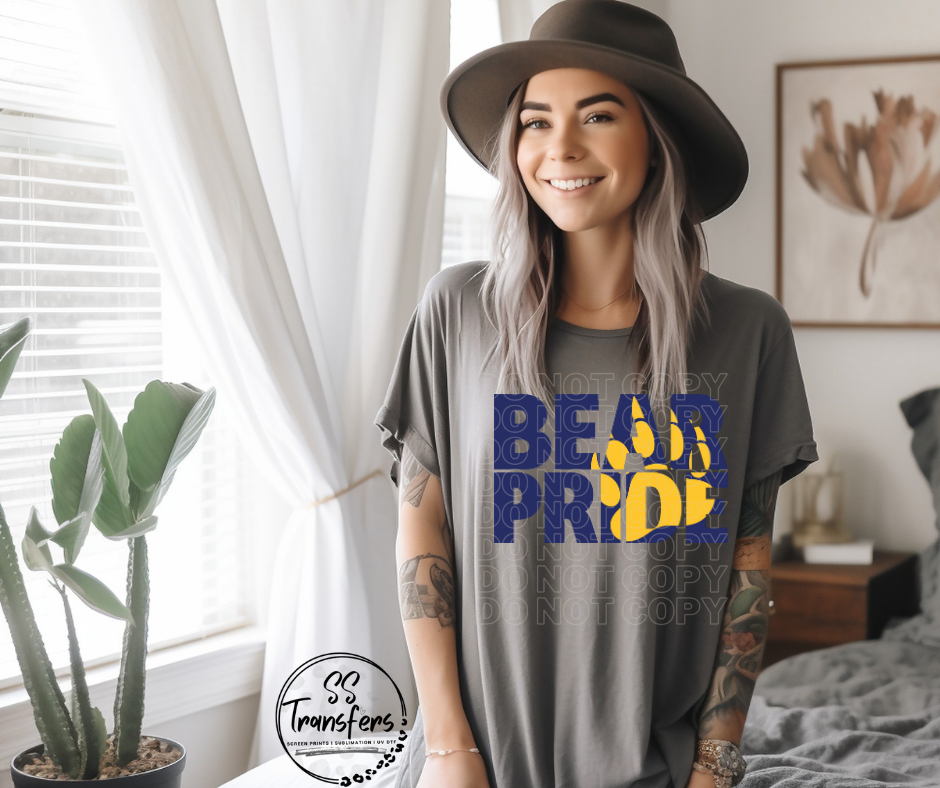 Bear Pride DTF Transfer