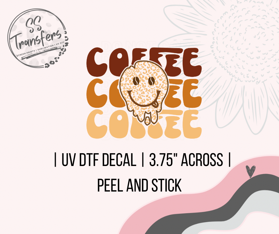 Coffee Smear UV Decal