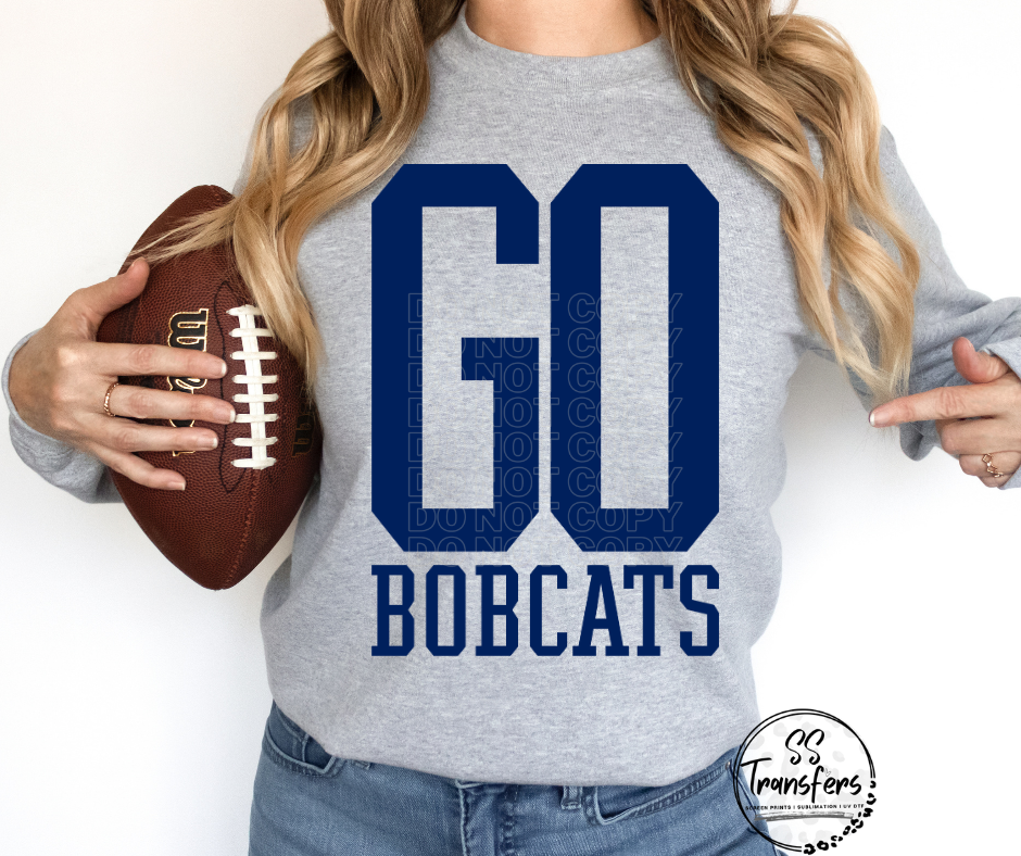 Go Bobcats DTF Transfer