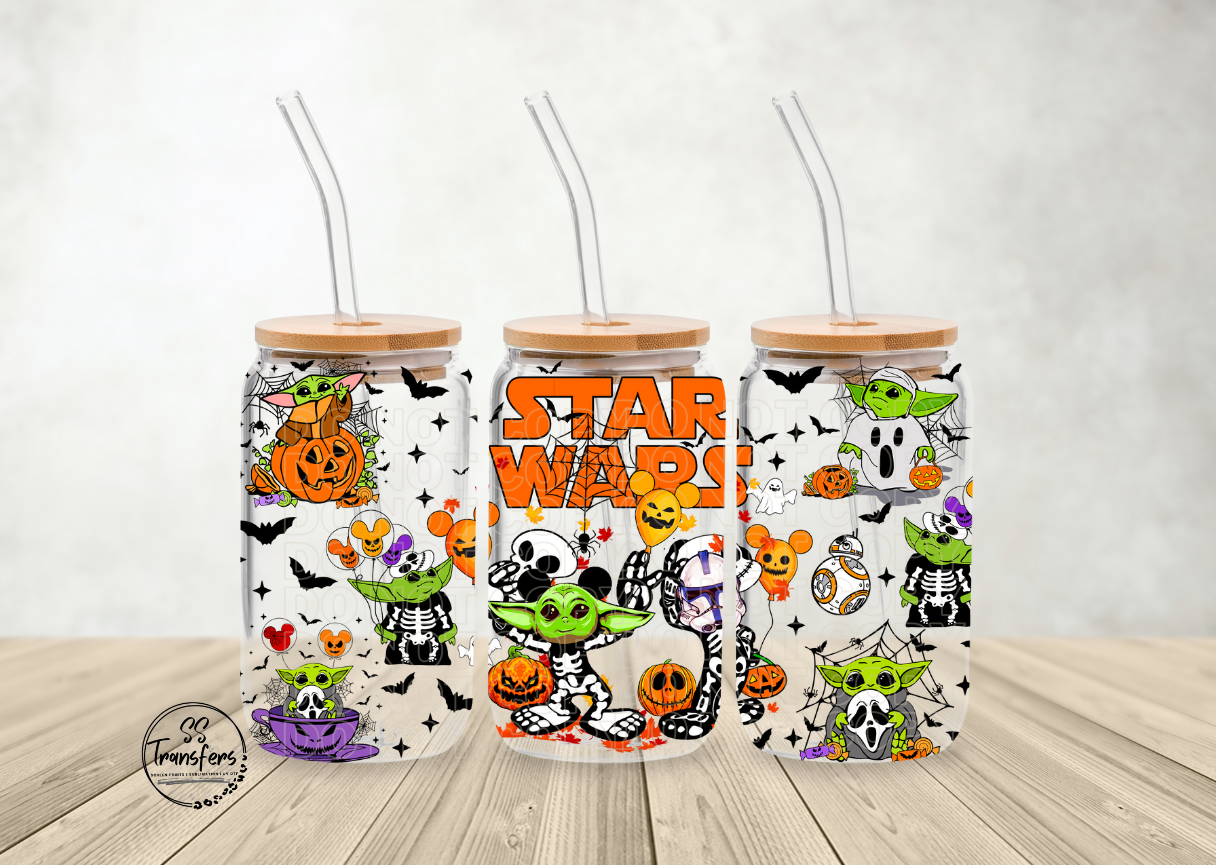 Star Friends Halloween Libbey UV Wrap