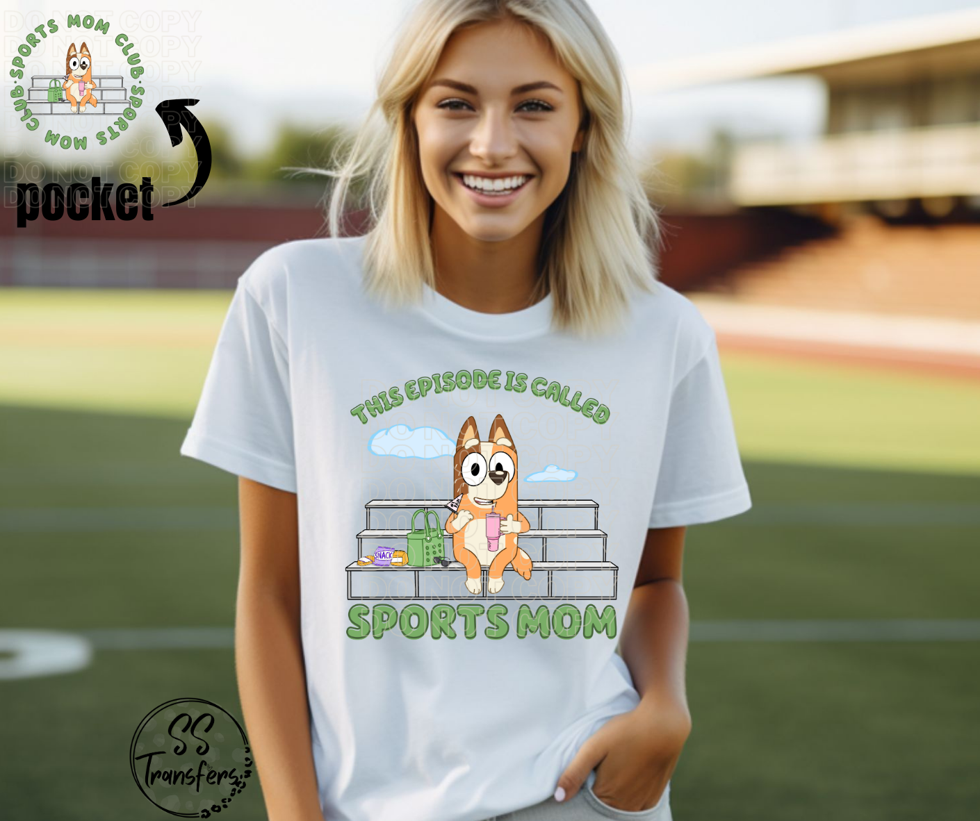 Episode Sports Mom (pocket included) DTF Transfer