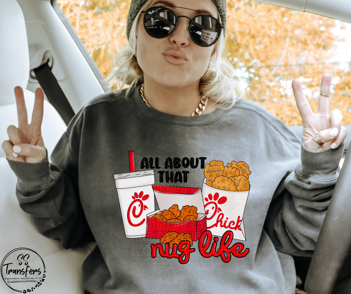 All About That Nug Life DTF Transfer