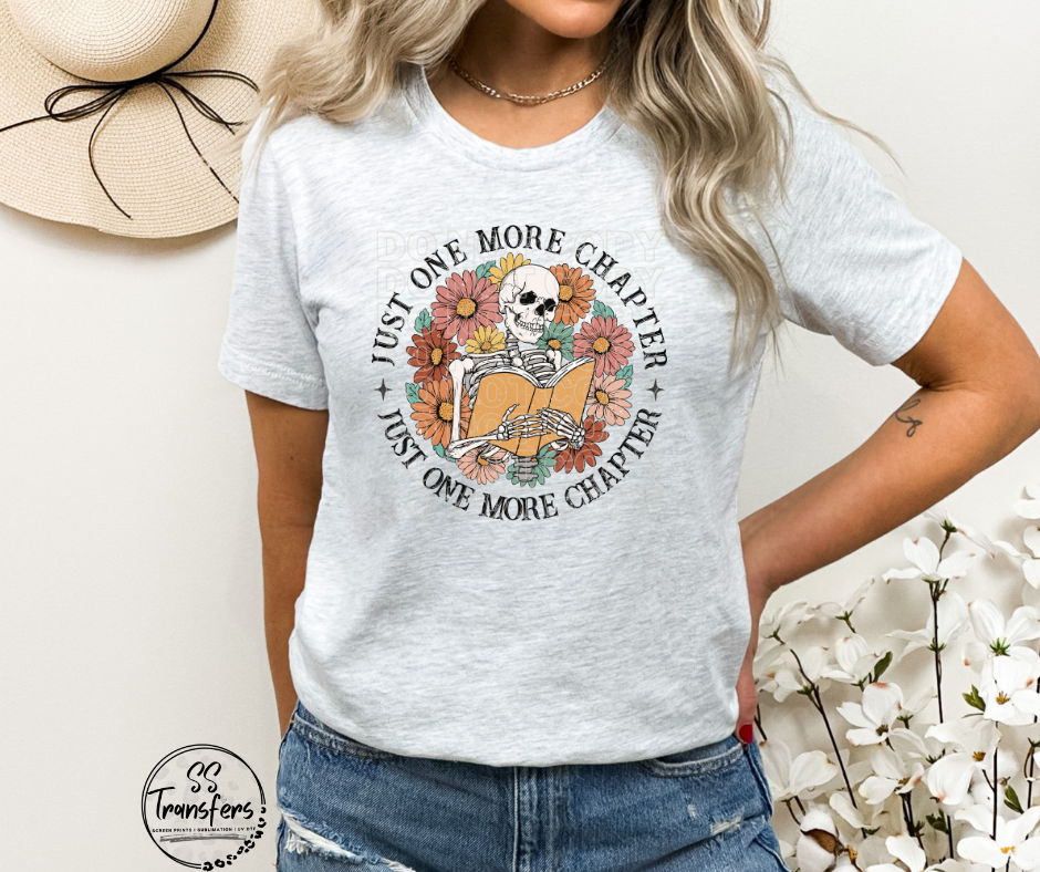 Just One More Chapter DTF Transfer