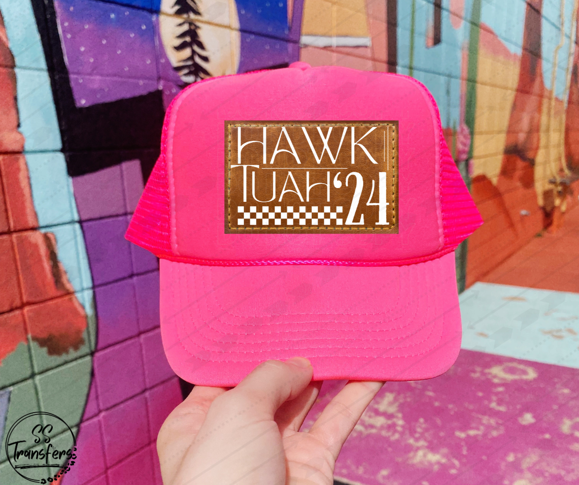 Faux Patch Hawk Tuah' Foam Trucker Hat